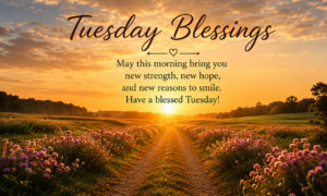 Tuesday Morning Blessings